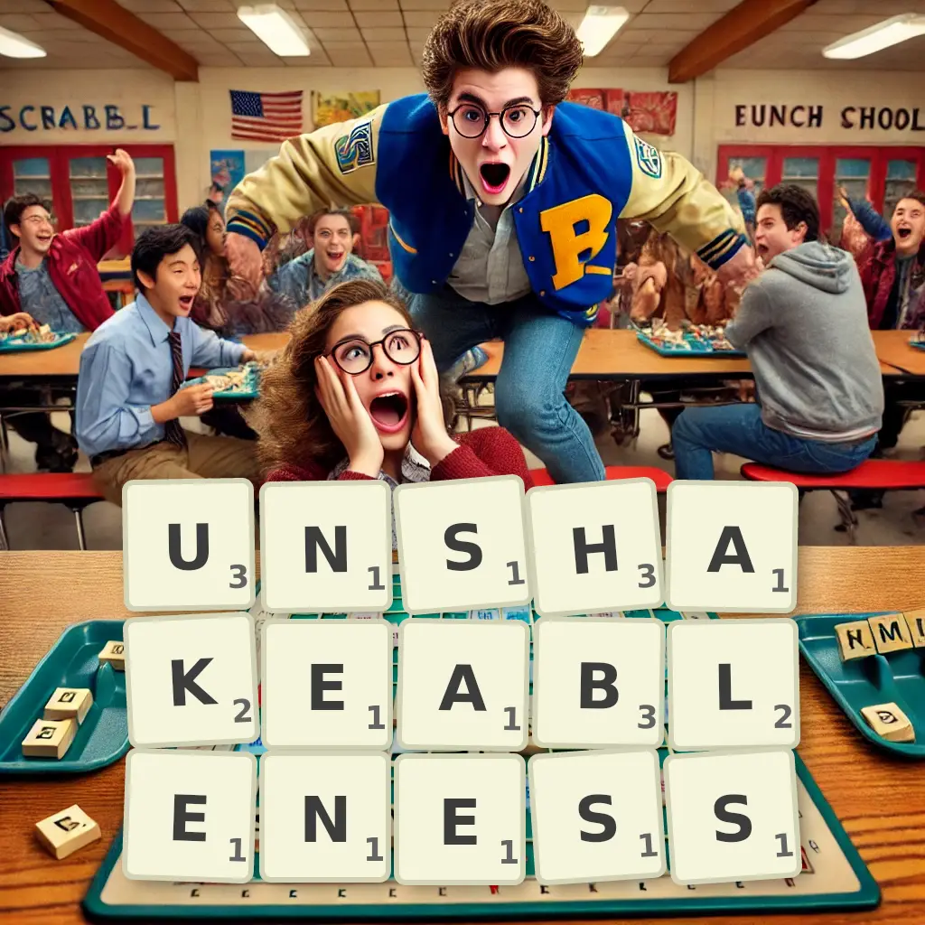 List of words with letters UNSHAKEABLENESS Words with letters UNSHAKEABLENESS