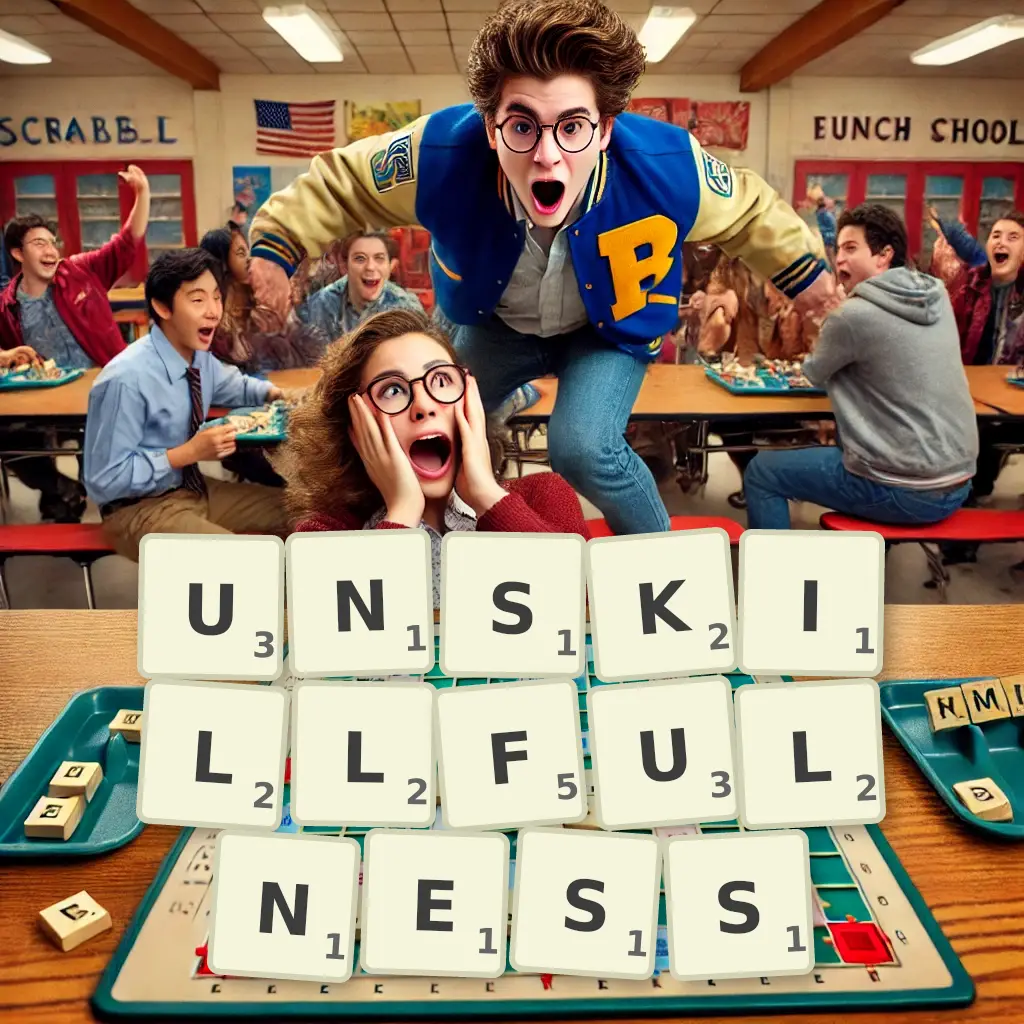 List of words with letters UNSKILLFULNESS Words with letters UNSKILLFULNESS