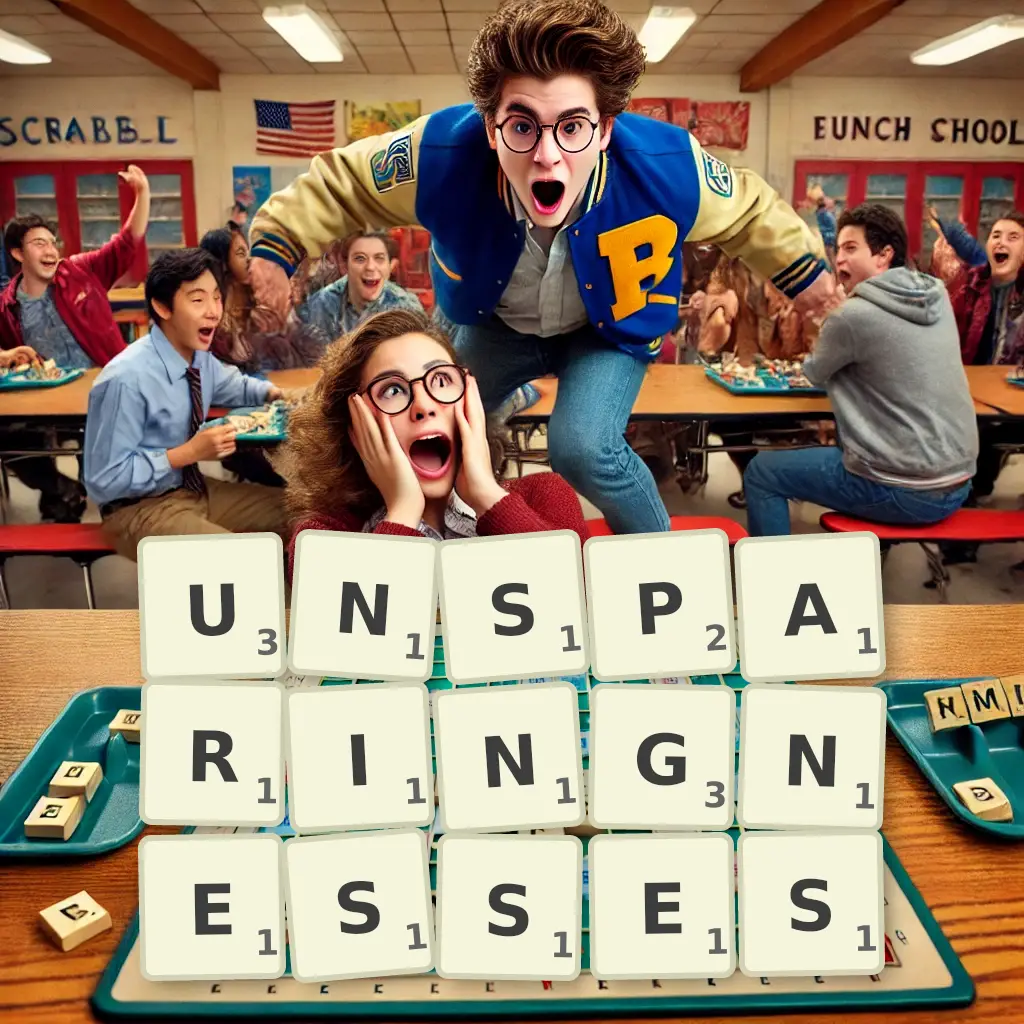 List of words with letters UNSPARINGNESSES Words with letters UNSPARINGNESSES