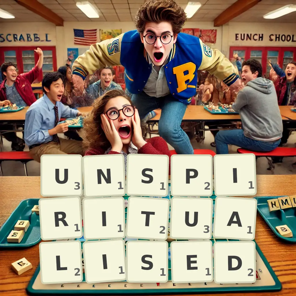 List of words with letters UNSPIRITUALISED Words with letters UNSPIRITUALISED