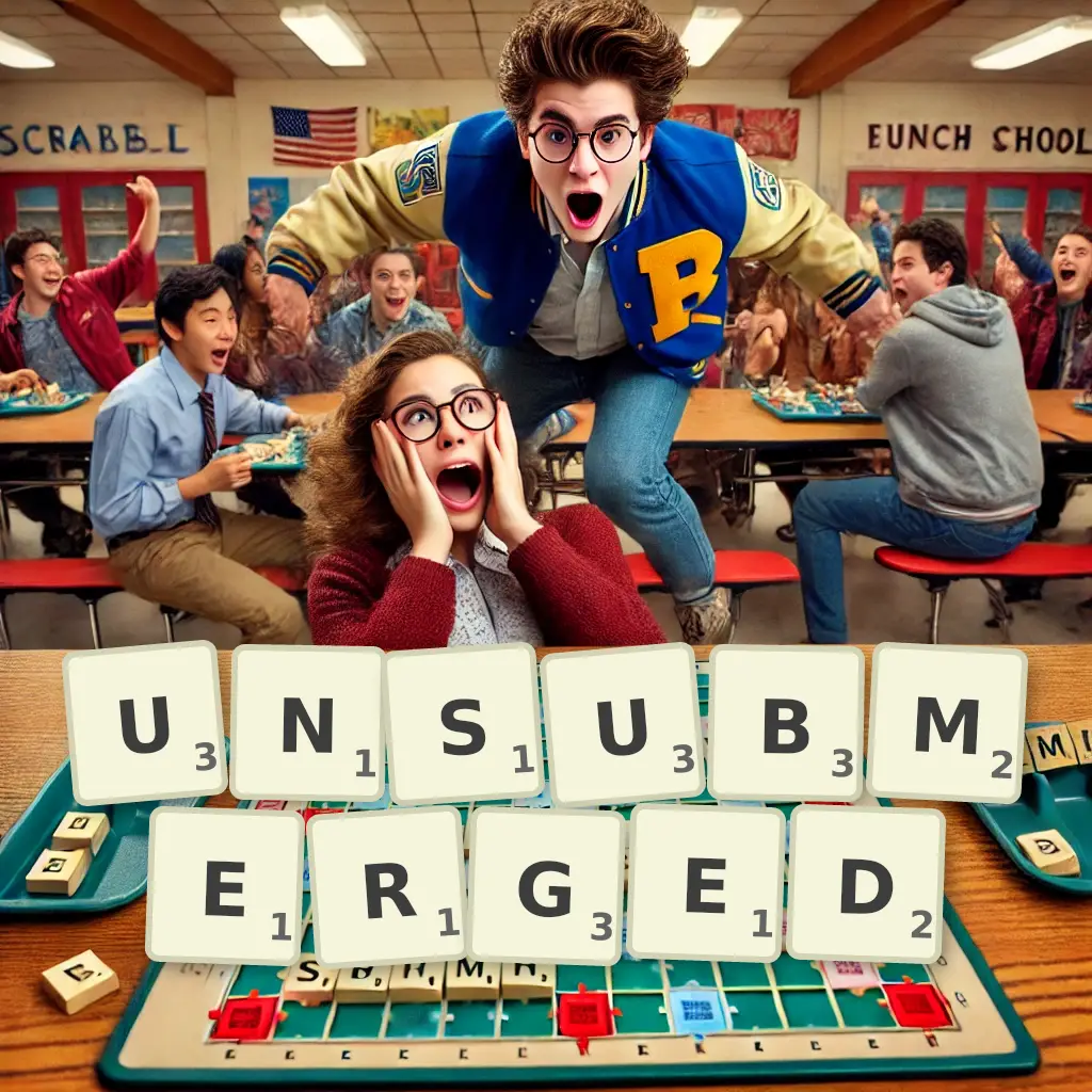 List of words with letters UNSUBMERGED Words with letters UNSUBMERGED