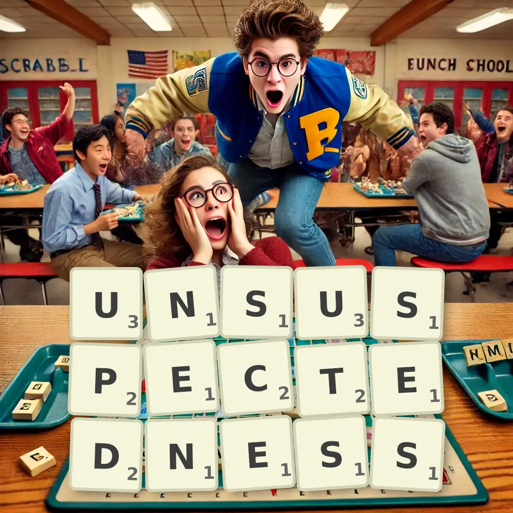 List of words with letters UNSUSPECTEDNESS Words with letters UNSUSPECTEDNESS