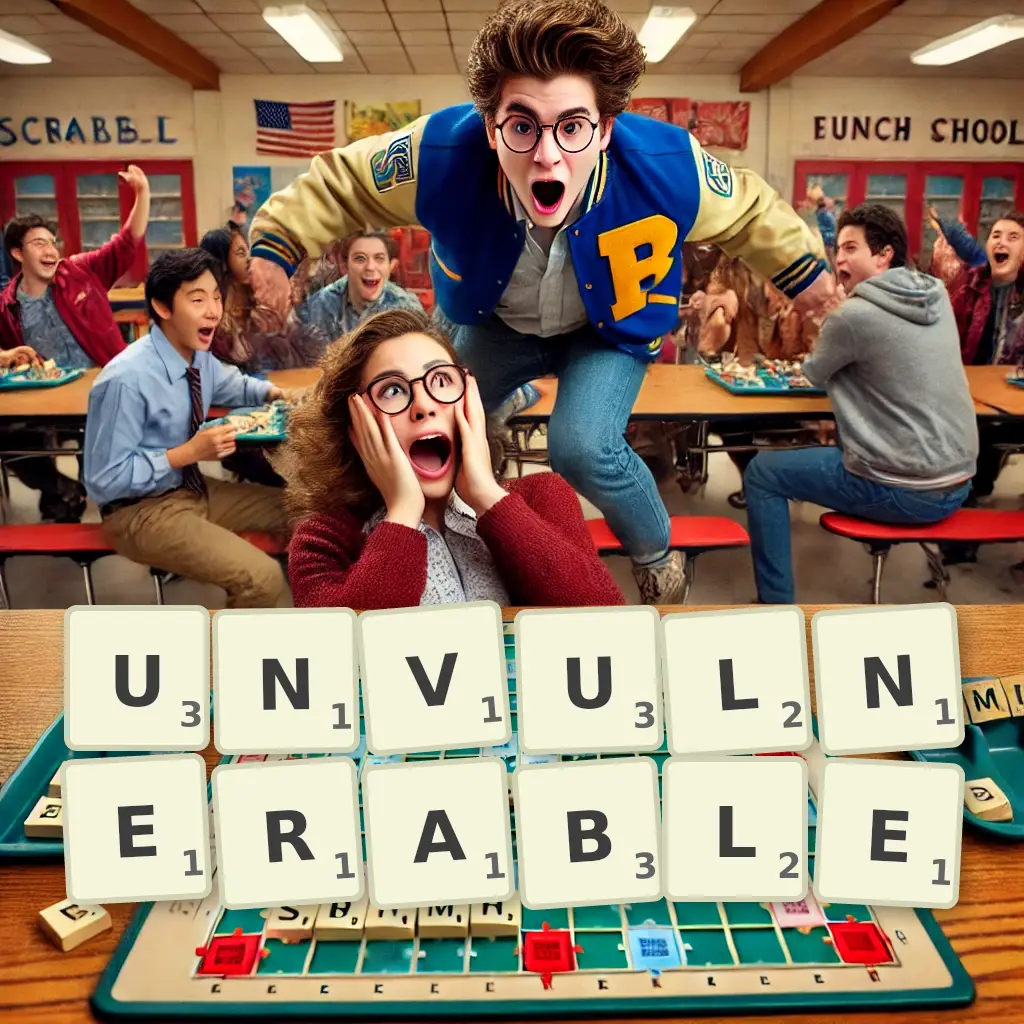List of words with letters UNVULNERABLE Words with letters UNVULNERABLE