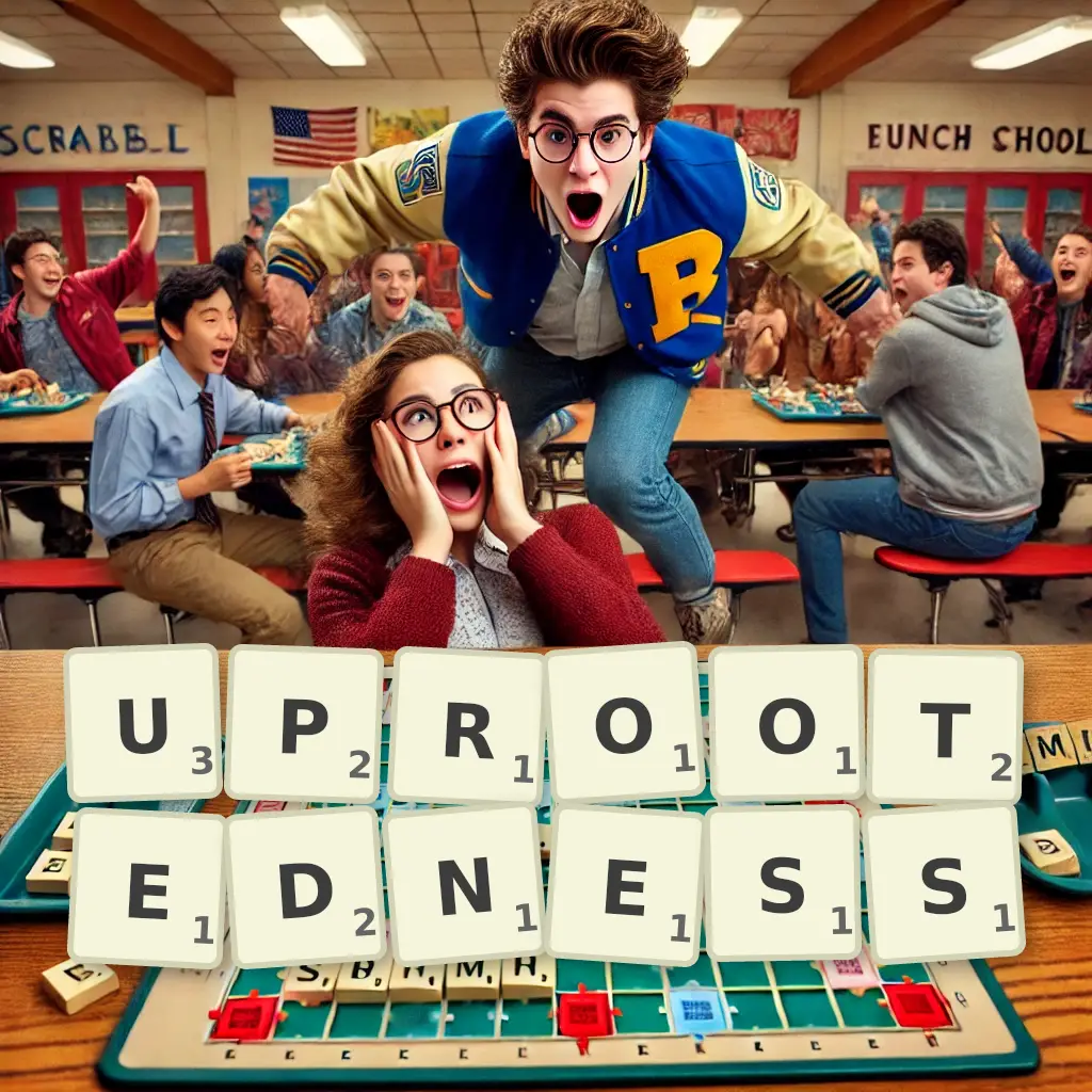 List of words with letters UPROOTEDNESS Words with letters UPROOTEDNESS