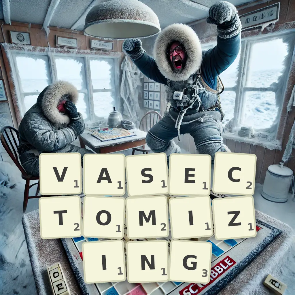 Words with letters VASECTOMIZING
