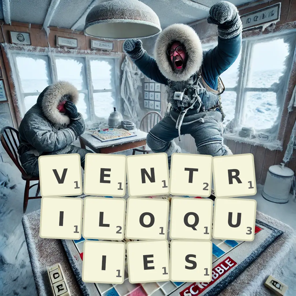 Words with letters VENTRILOQUIES