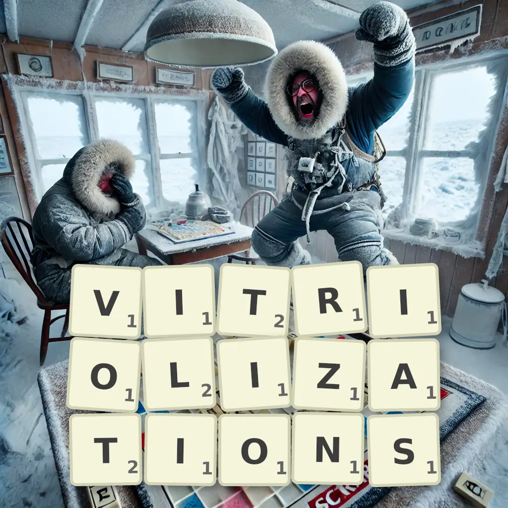 List of words with letters VITRIOLIZATIONS Words with letters VITRIOLIZATIONS