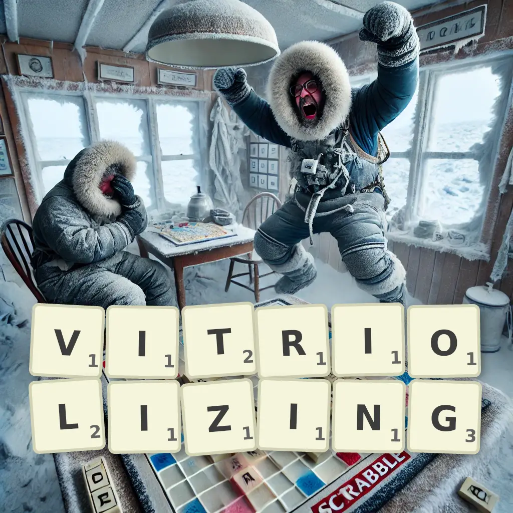 Words with letters VITRIOLIZING