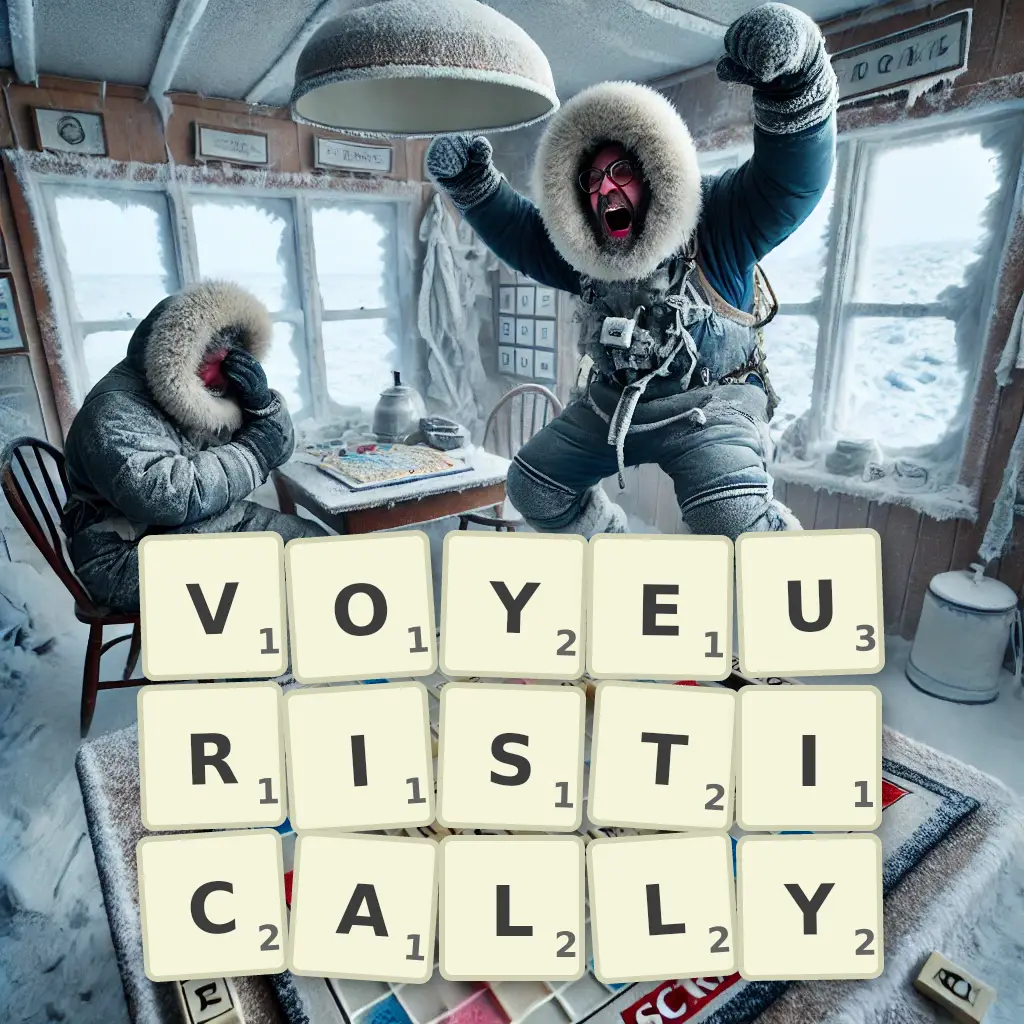 List of words with letters VOYEURISTICALLY Words with letters VOYEURISTICALLY