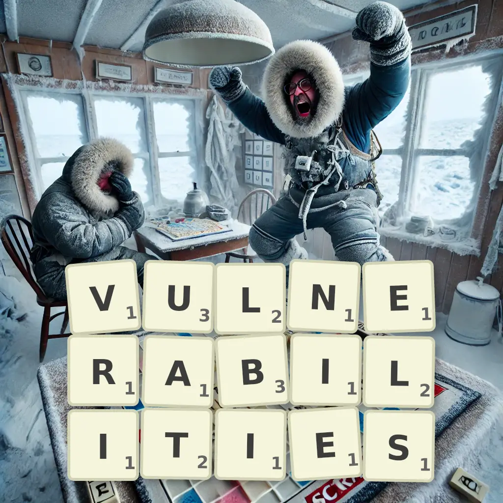 List of words with letters VULNERABILITIES Words with letters VULNERABILITIES
