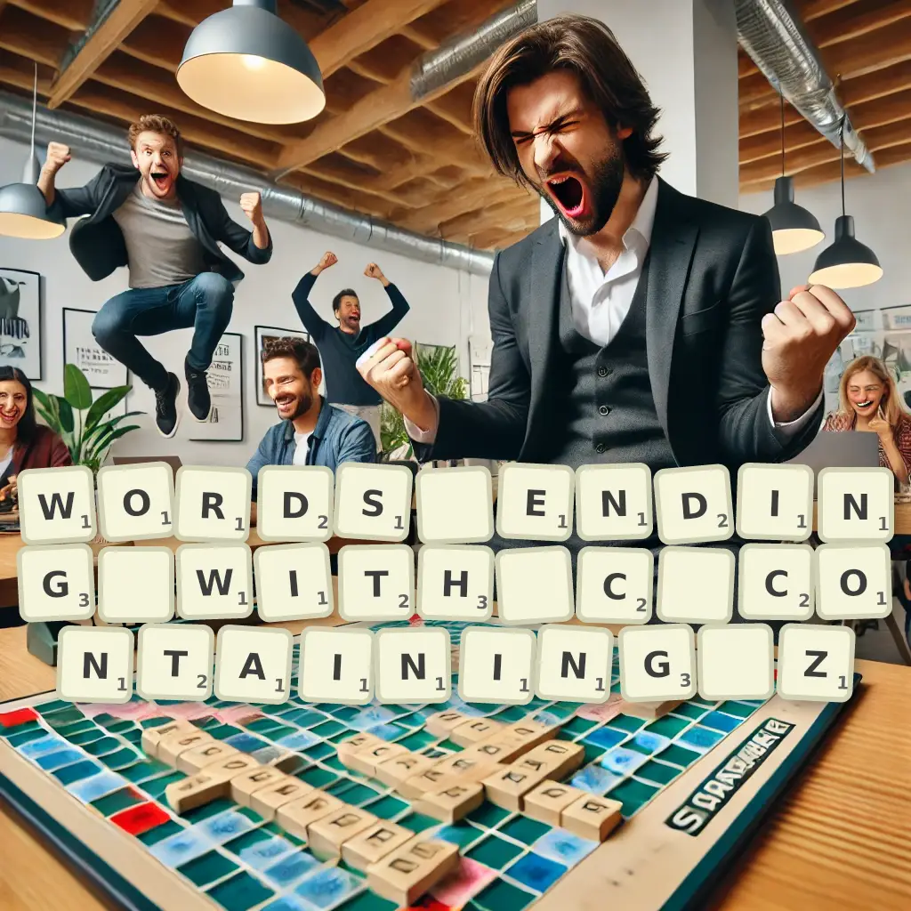 List of words ending with C, containing Z Words ending with C, containing Z
