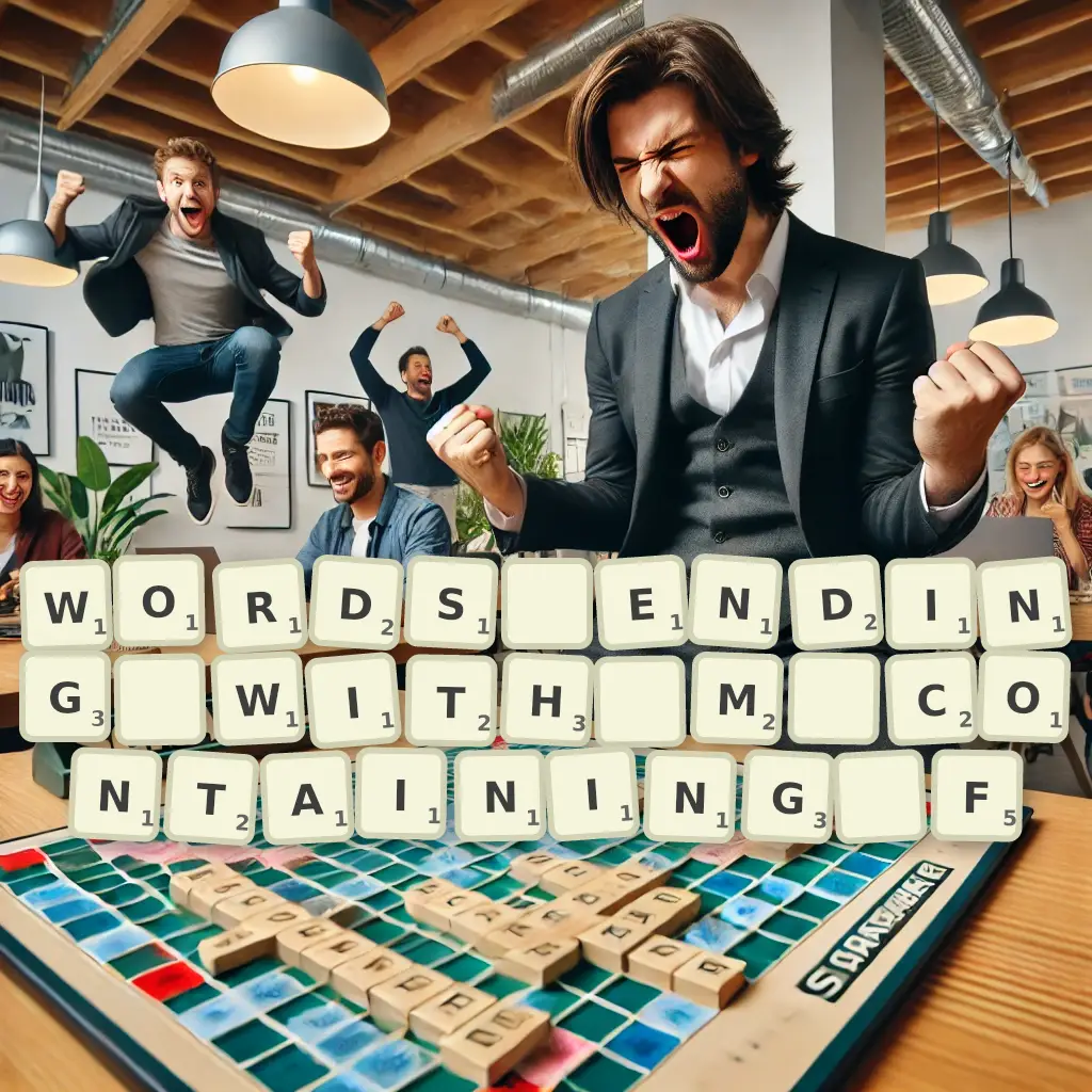 List of words ending with M, containing F Words ending with M, containing F