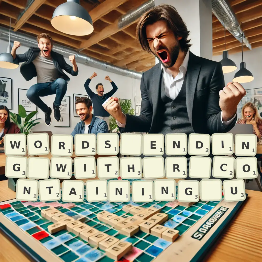 List of words ending with R, containing U Words ending with R, containing U