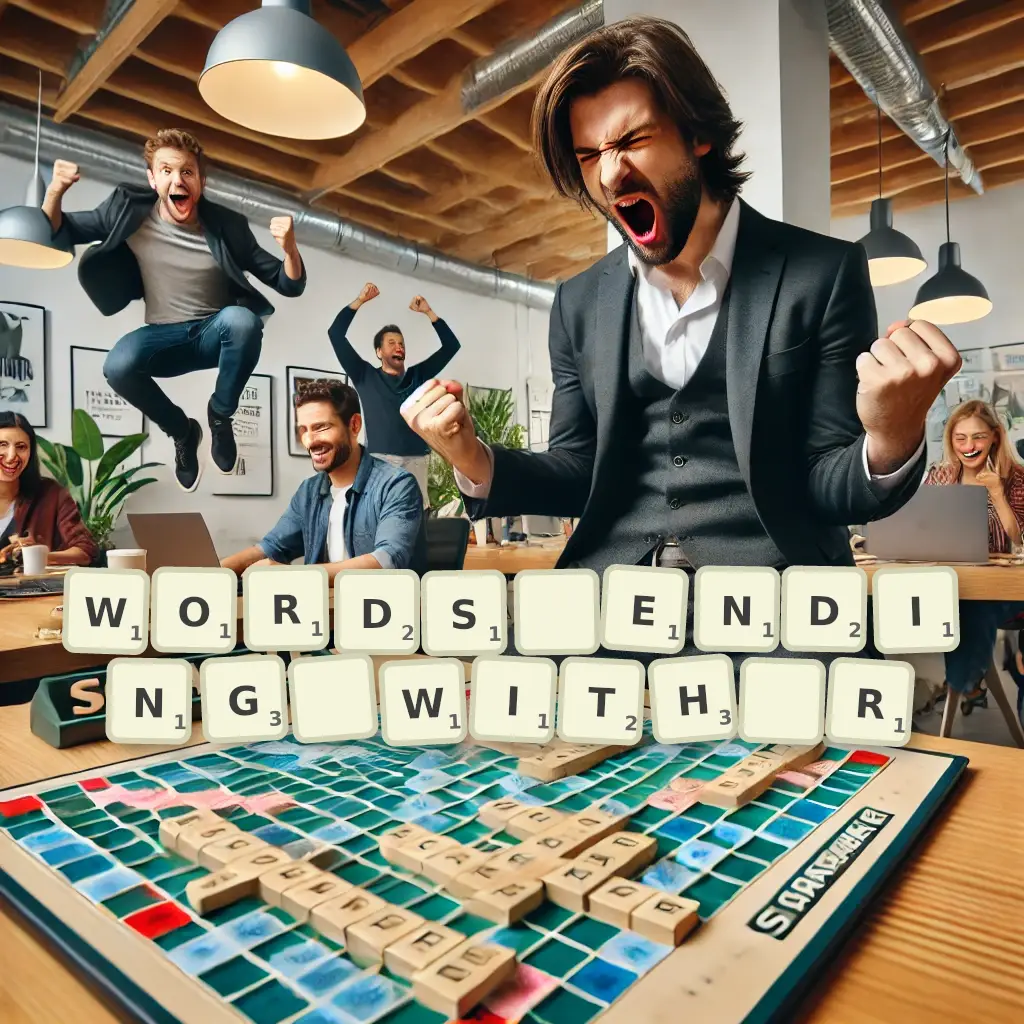 List of words ending with R Words ending with R