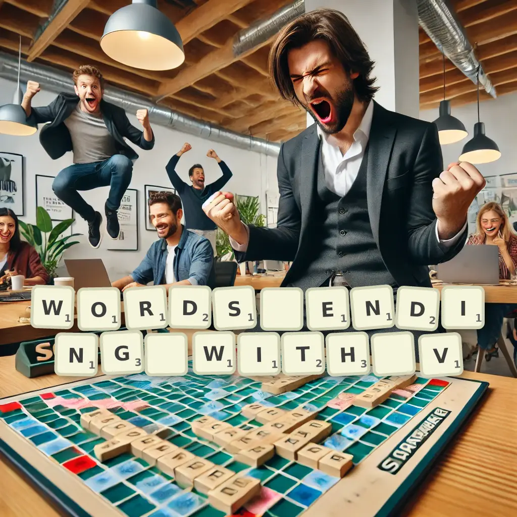 List of words ending with V Words ending with V