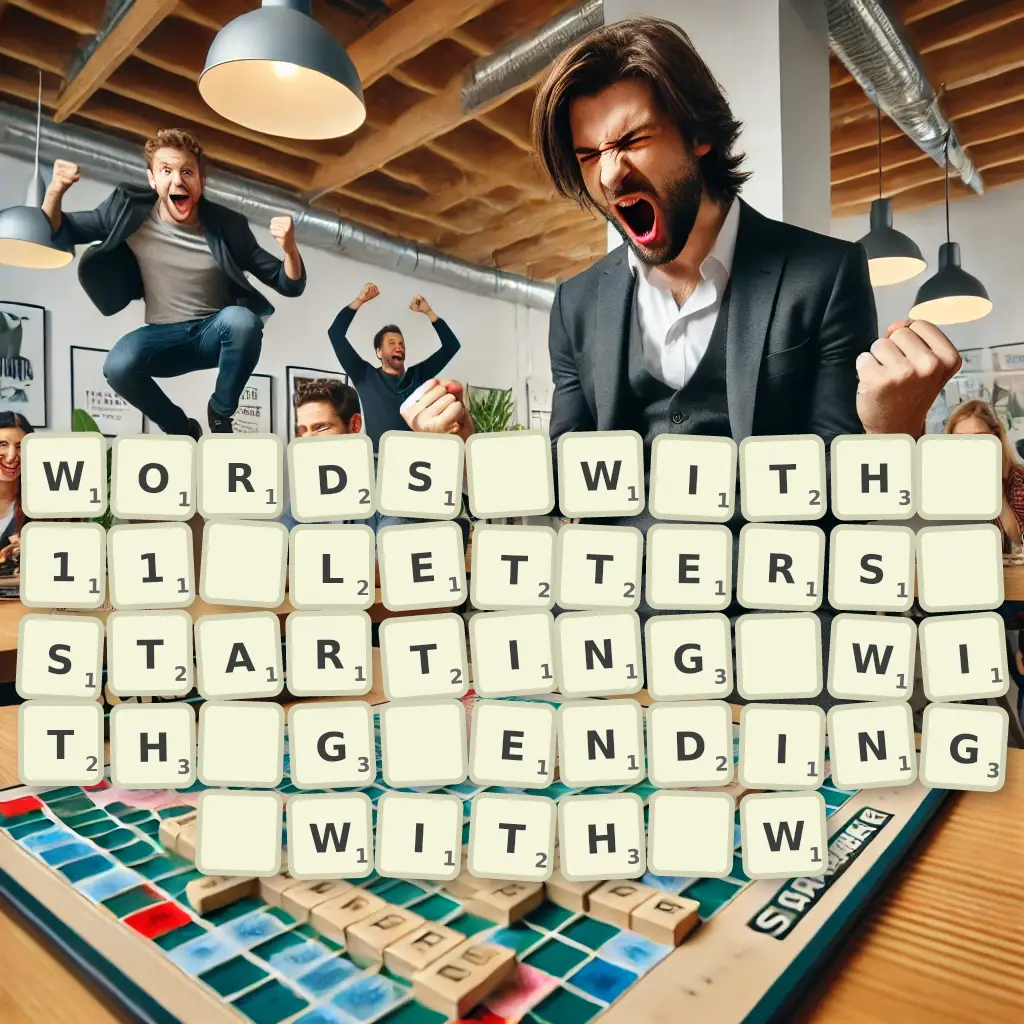 List of words with 11 letters, starting with G, ending with W Words with 11 letters, starting with G, ending with W