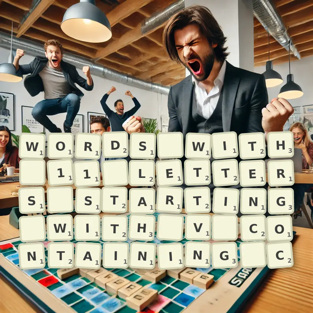 List of words with 11 letters, starting with V, containing C Words with 11 letters, starting with V, containing C