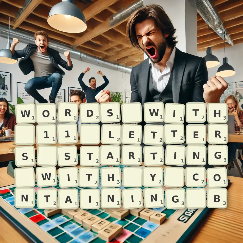 List of words with 11 letters, starting with Y, containing B Words with 11 letters, starting with Y, containing B