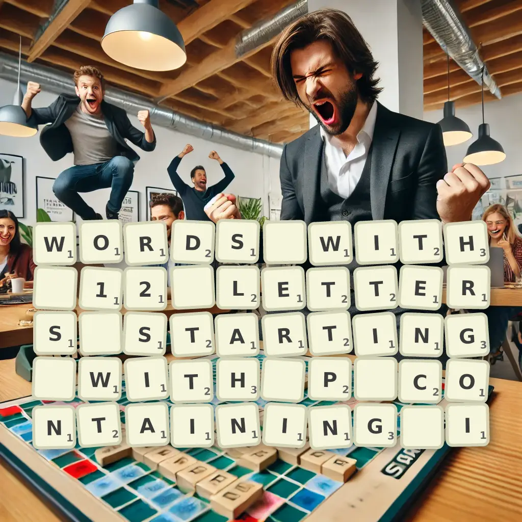 List of words with 12 letters, starting with P, containing I Words with 12 letters, starting with P, containing I