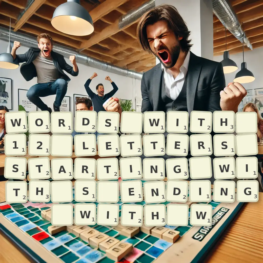 Words with 12 letters, starting with S, ending with W