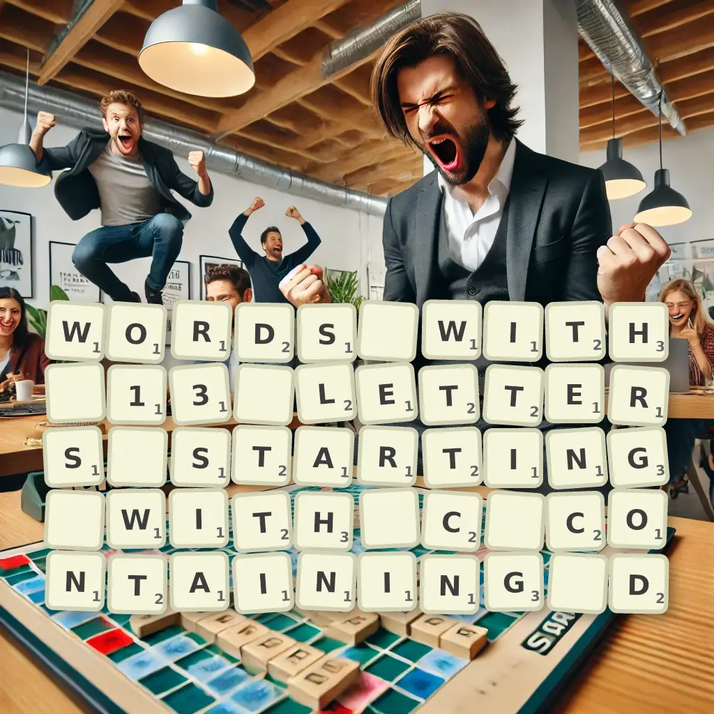 List of words with 13 letters, starting with C, containing D Words with 13 letters, starting with C, containing D