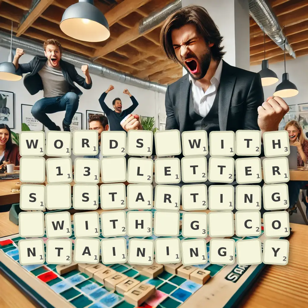 List of words with 13 letters, starting with G, containing Y Words with 13 letters, starting with G, containing Y