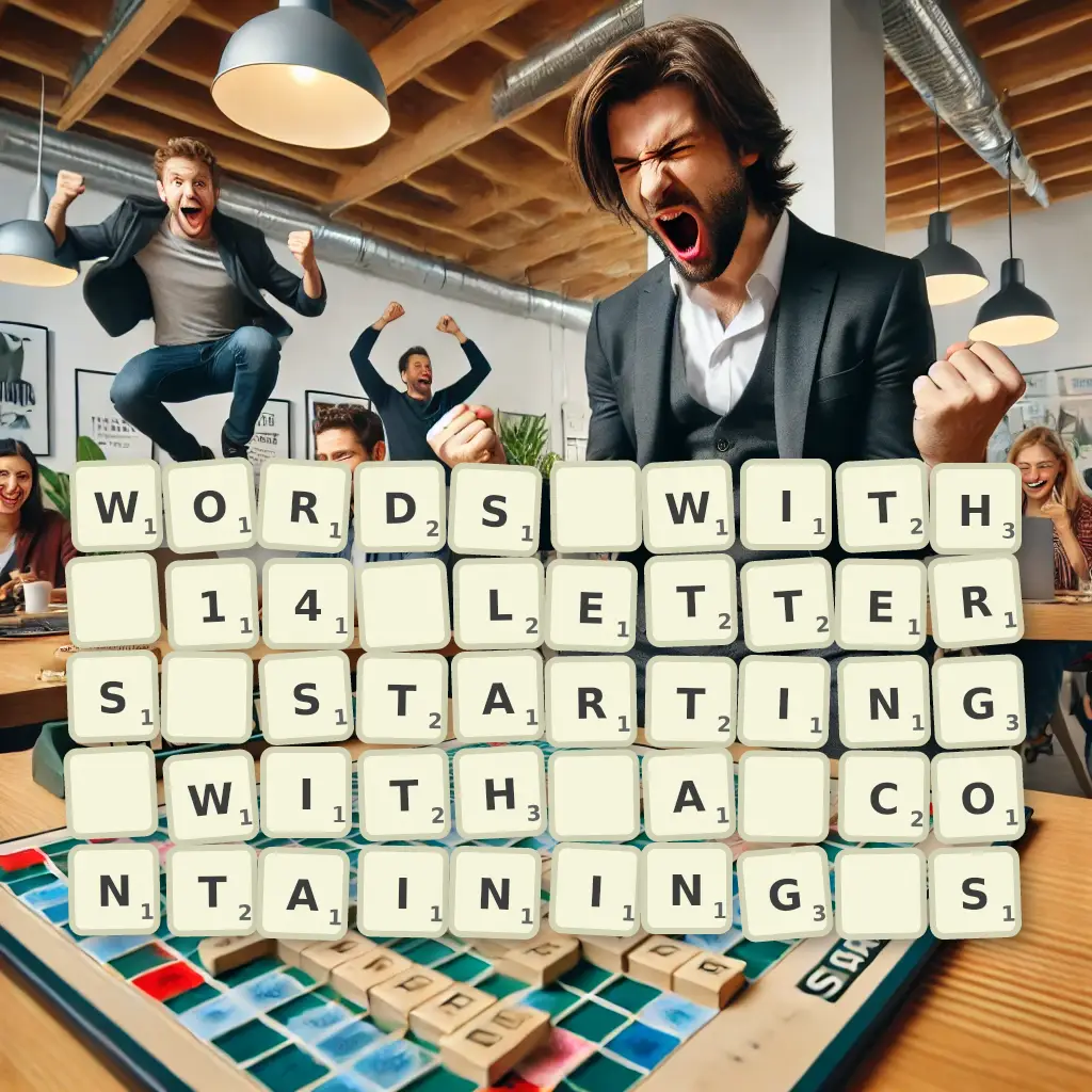 List of words with 14 letters, starting with A, containing S Words with 14 letters, starting with A, containing S