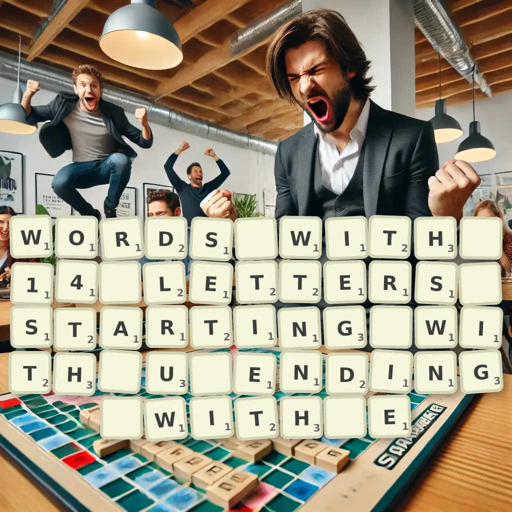 List of words with 14 letters, starting with U, ending with E Words with 14 letters, starting with U, ending with E