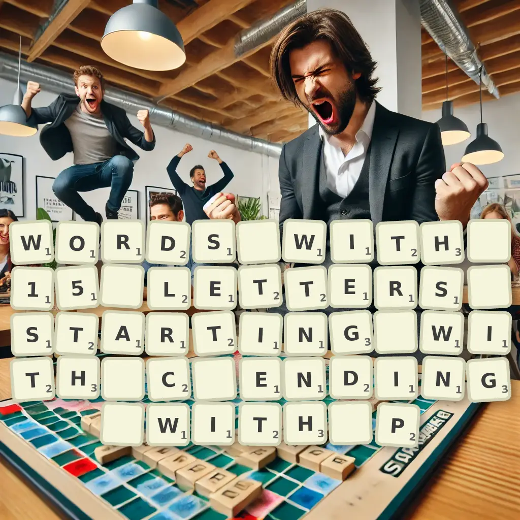 List of words with 15 letters, starting with C, ending with P Words with 15 letters, starting with C, ending with P