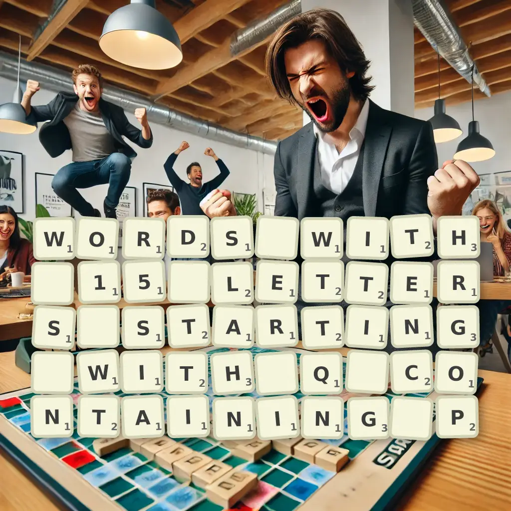 List of words with 15 letters, starting with Q, containing P Words with 15 letters, starting with Q, containing P