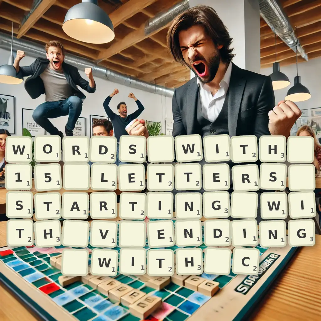 List of words with 15 letters, starting with V, ending with C Words with 15 letters, starting with V, ending with C