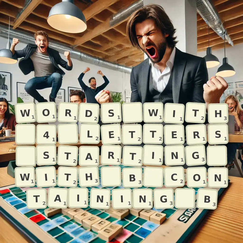 List of words with 4 letters, starting with B, containing B Words with 4 letters, starting with B, containing B