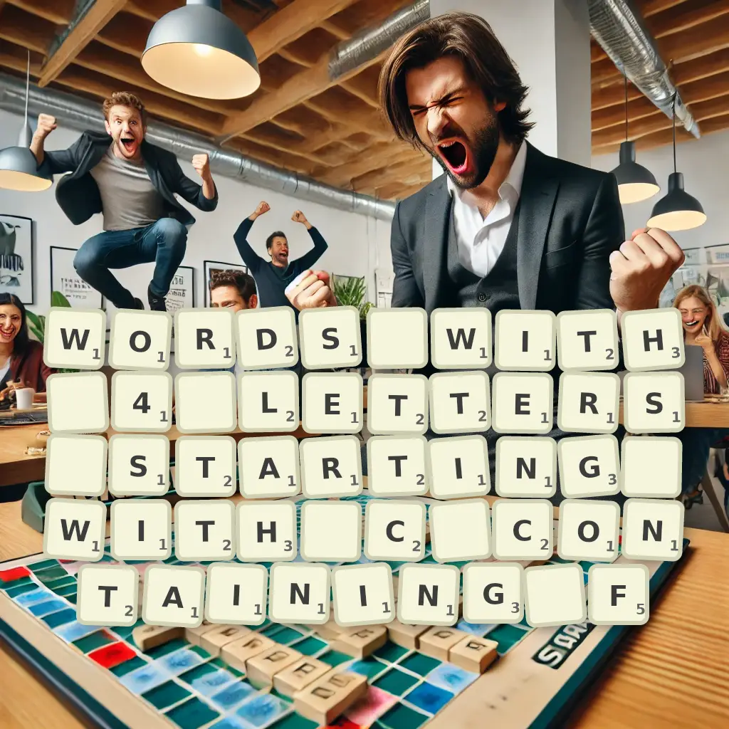 List of words with 4 letters, starting with C, containing F Words with 4 letters, starting with C, containing F