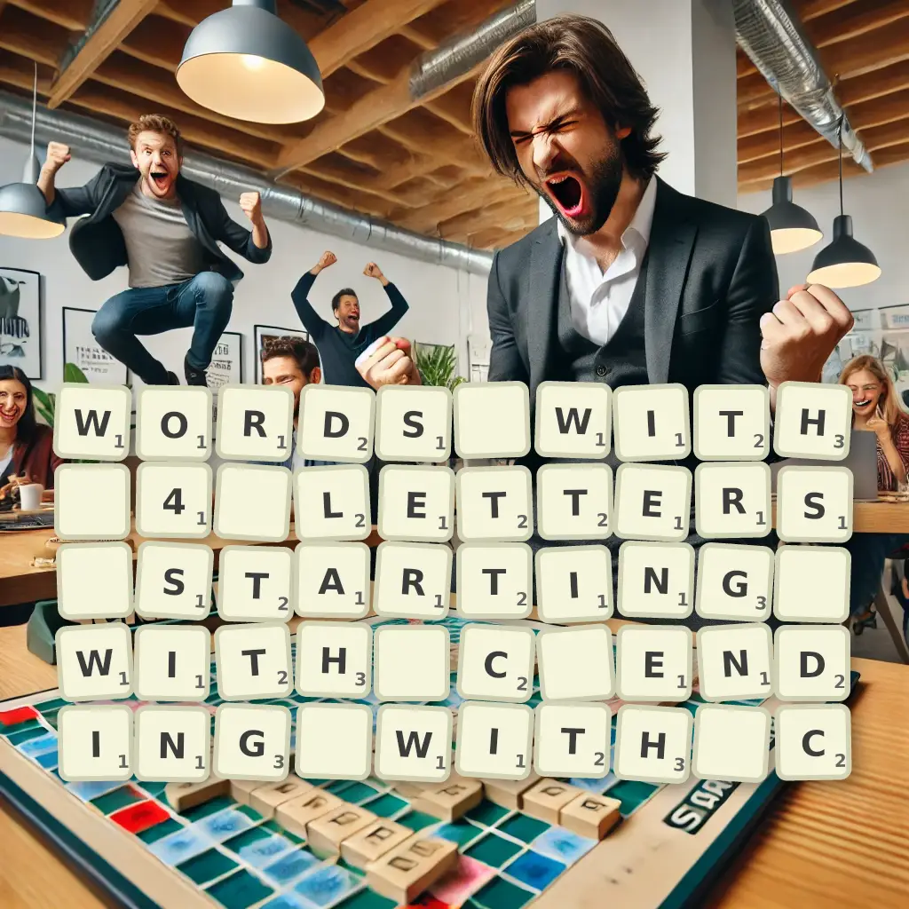 Words with 4 letters, starting with C, ending with C