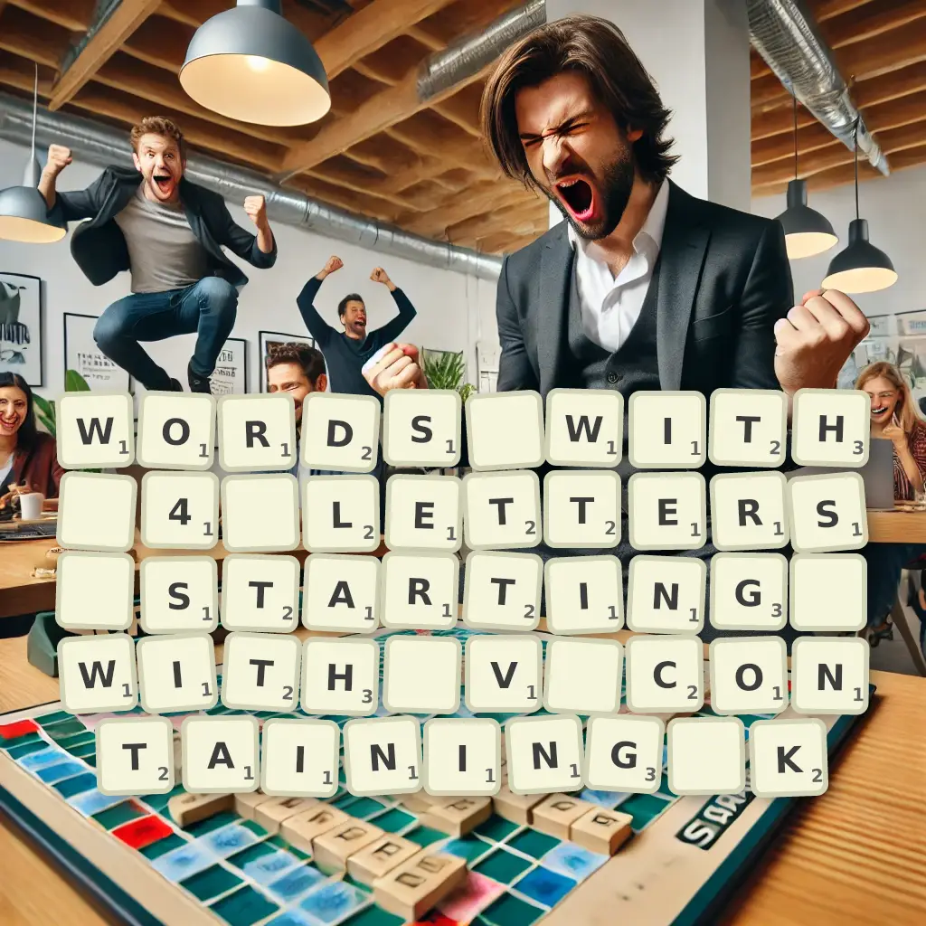 List of words with 4 letters, starting with V, containing K Words with 4 letters, starting with V, containing K