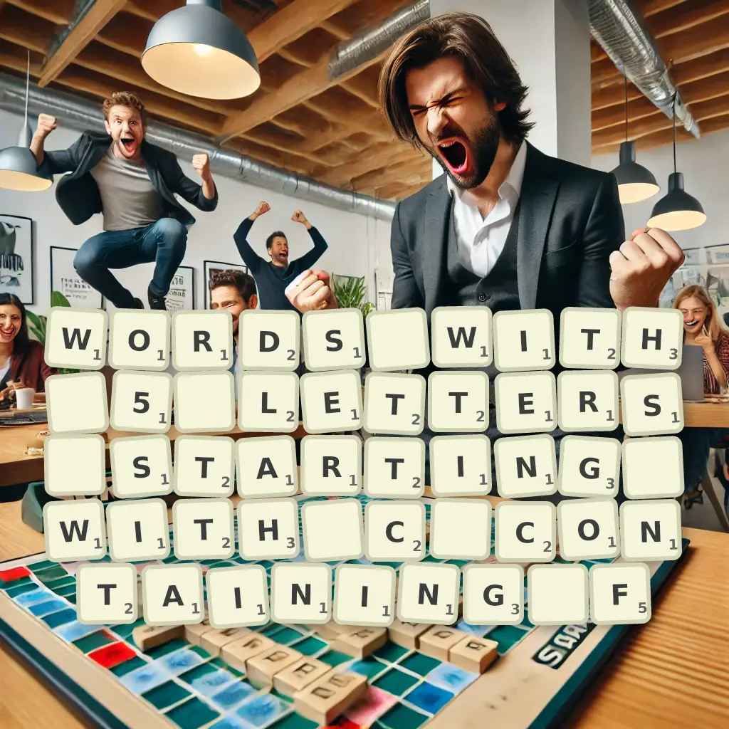 List of words with 5 letters, starting with C, containing F Words with 5 letters, starting with C, containing F