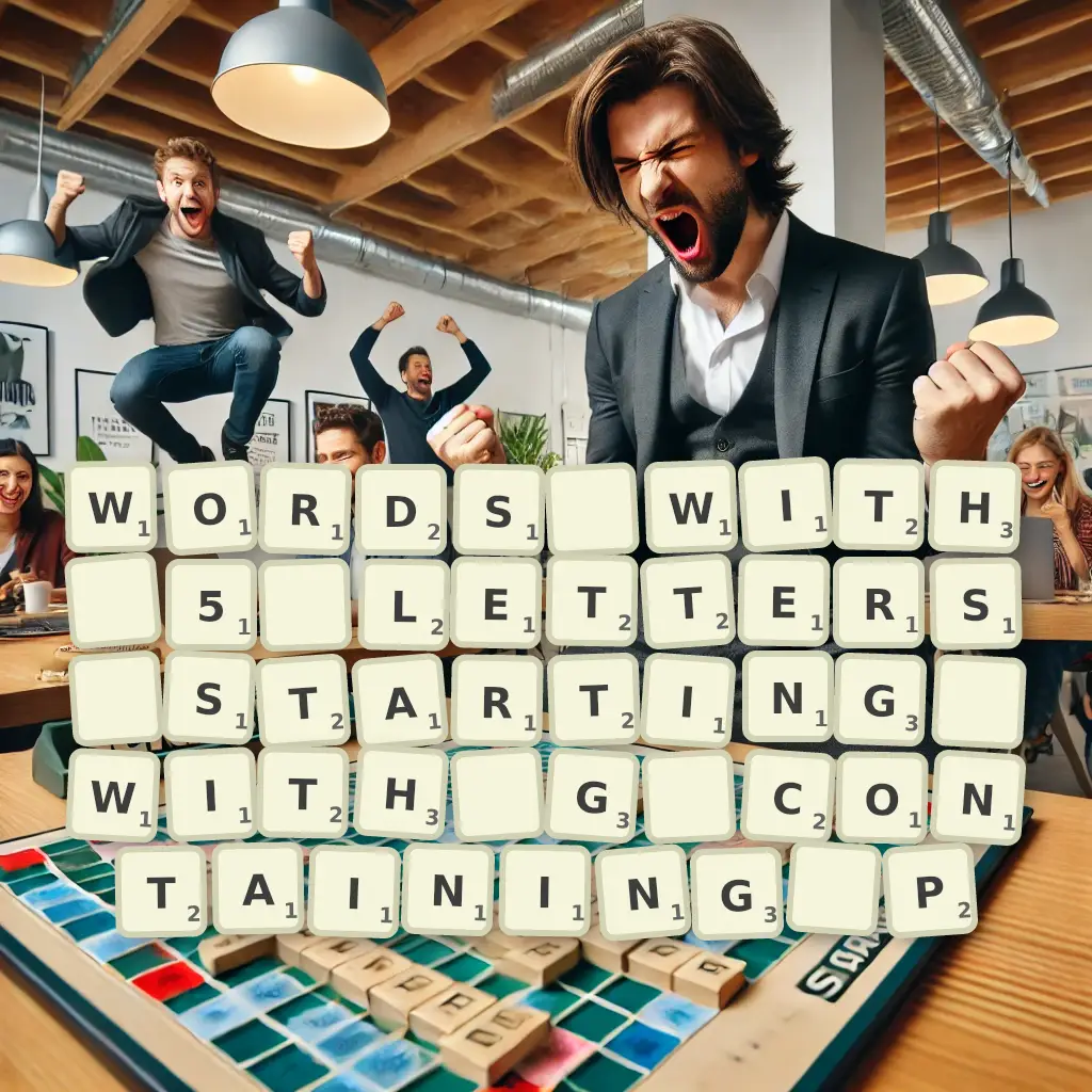 List of words with 5 letters, starting with G, containing P Words with 5 letters, starting with G, containing P