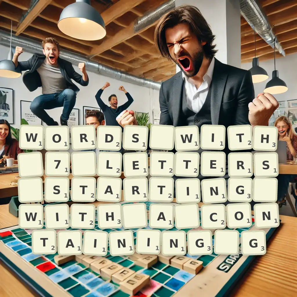 List of words with 7 letters, starting with A, containing G Words with 7 letters, starting with A, containing G