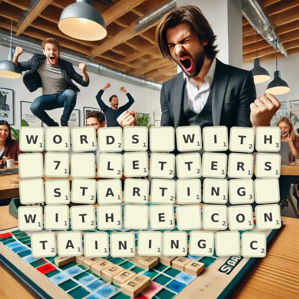 Words with 7 letters, starting with E, containing C