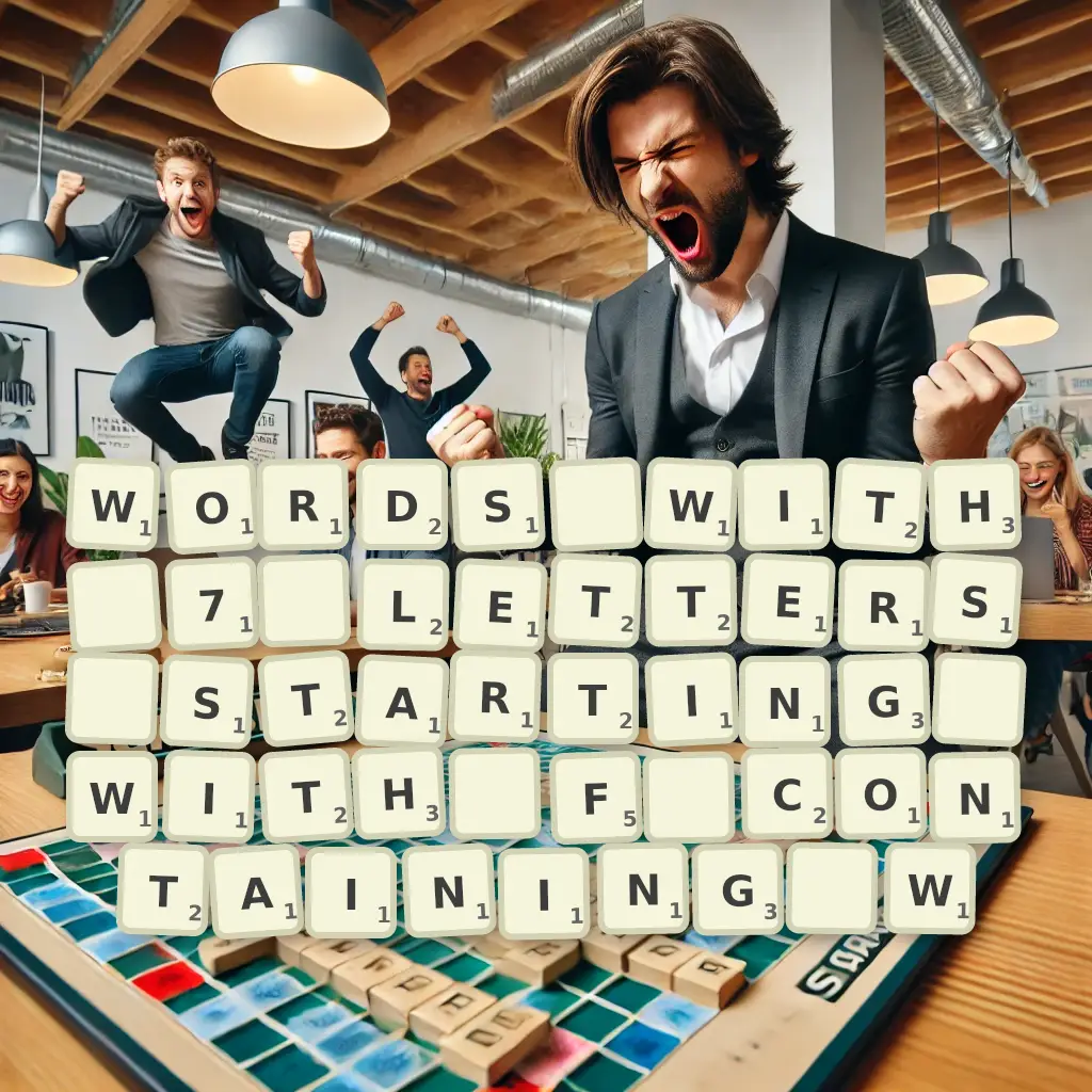 List of words with 7 letters, starting with F, containing W Words with 7 letters, starting with F, containing W