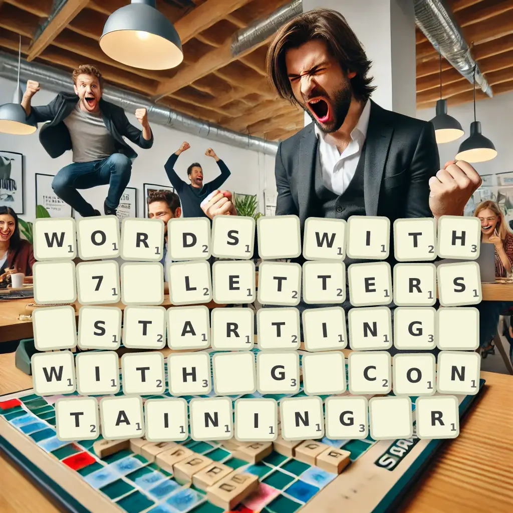 List of words with 7 letters, starting with G, containing R Words with 7 letters, starting with G, containing R