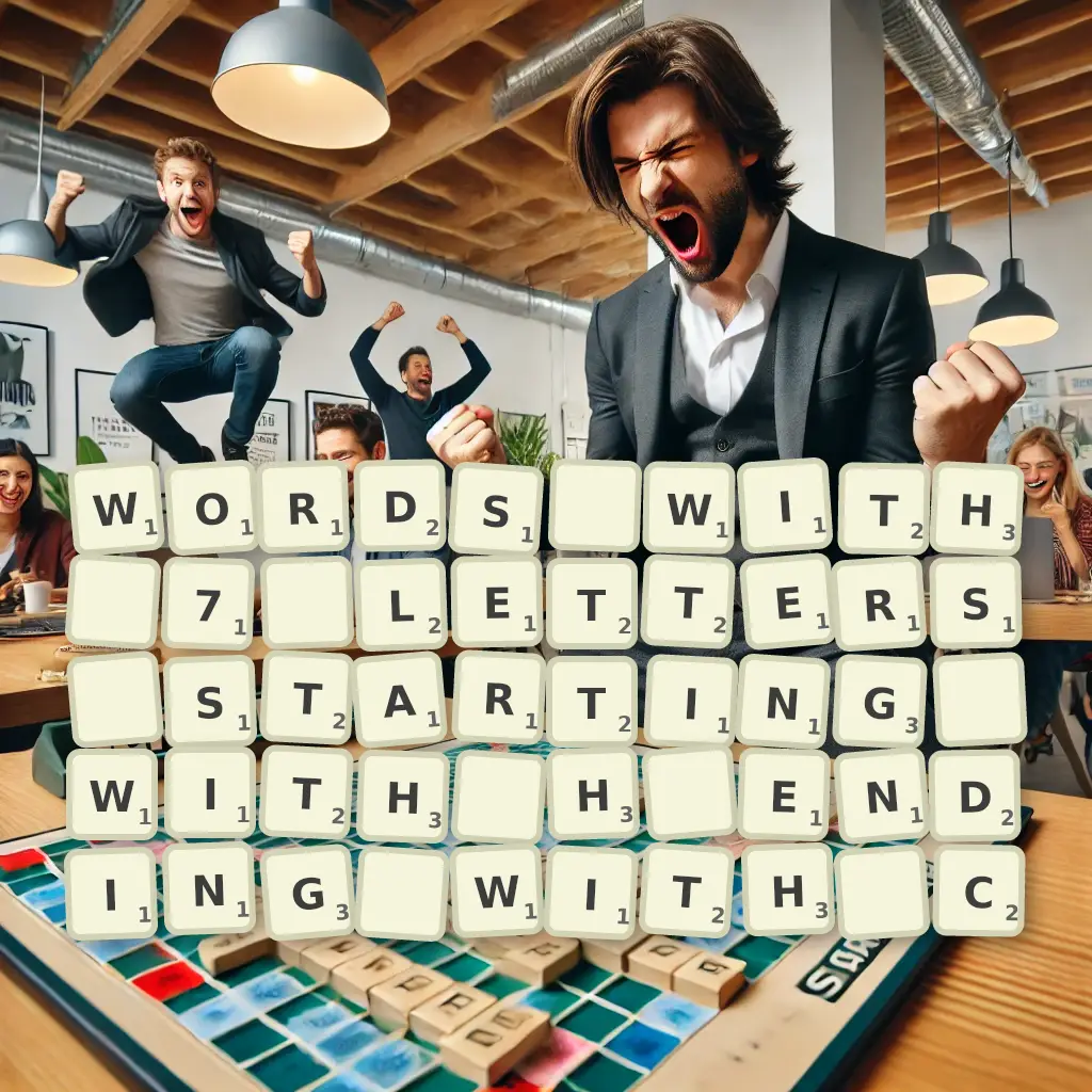 List of words with 7 letters, starting with H, ending with C Words with 7 letters, starting with H, ending with C