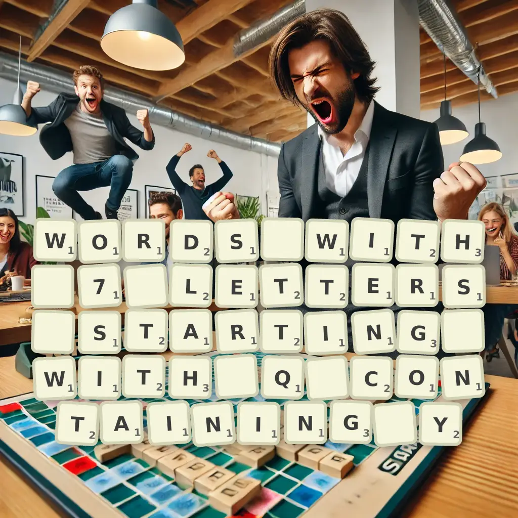 List of words with 7 letters, starting with Q, containing Y Words with 7 letters, starting with Q, containing Y