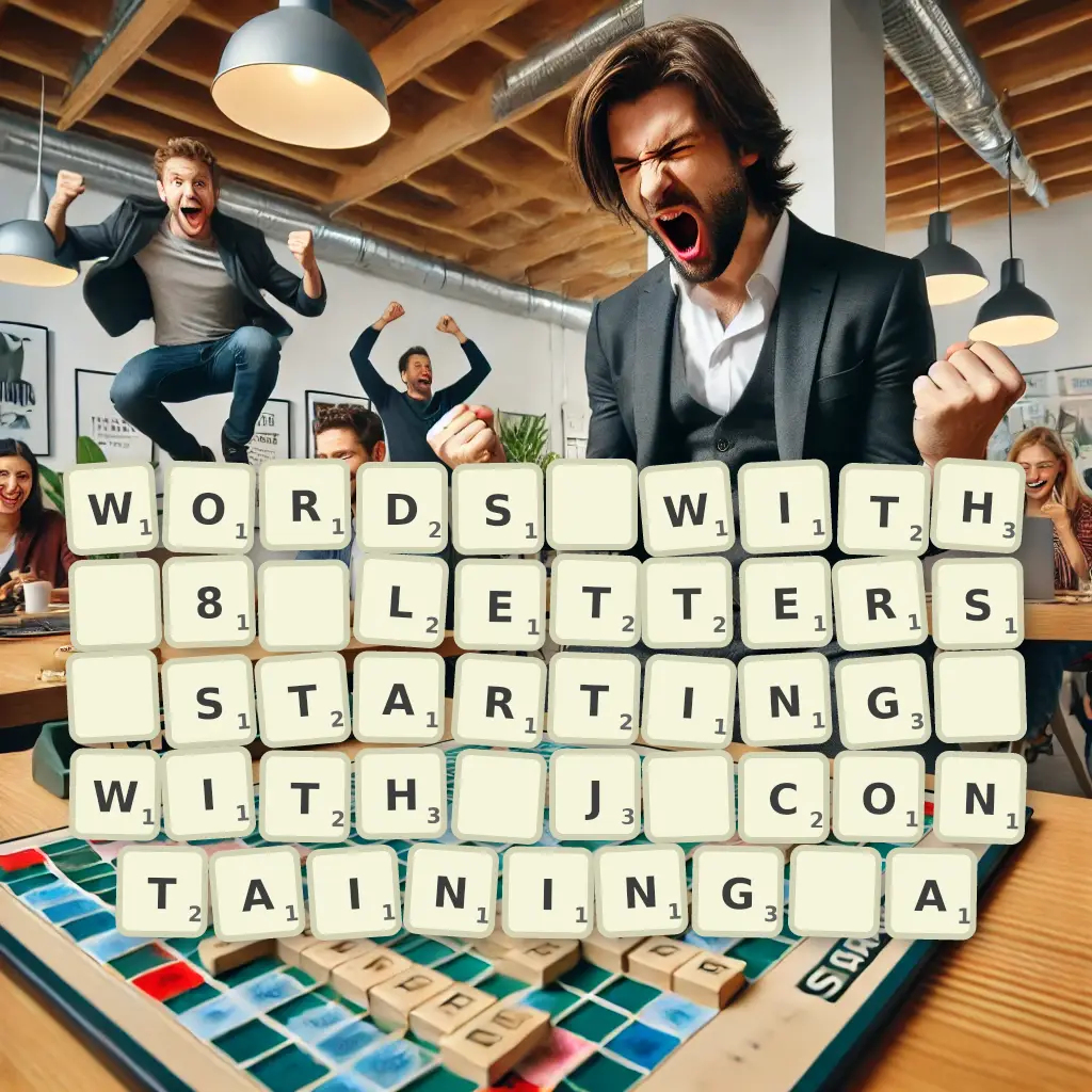 List of words with 8 letters, starting with J, containing A Words with 8 letters, starting with J, containing A