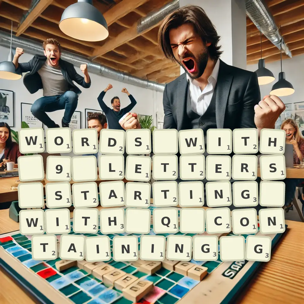 List of words with 9 letters, starting with Q, containing G Words with 9 letters, starting with Q, containing G