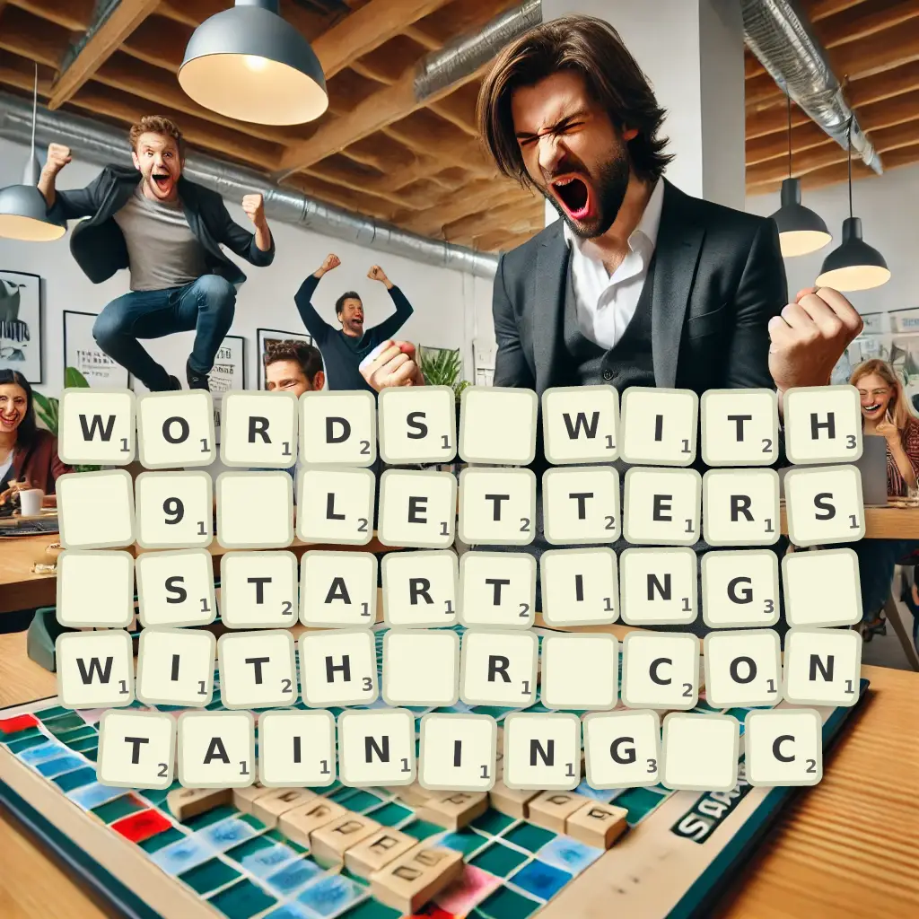 List of words with 9 letters, starting with R, containing C Words with 9 letters, starting with R, containing C