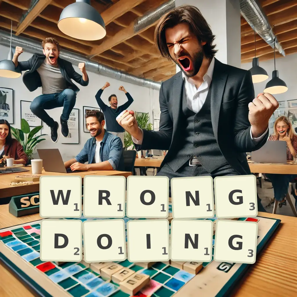 List of words with letters WRONGDOING Words with letters WRONGDOING