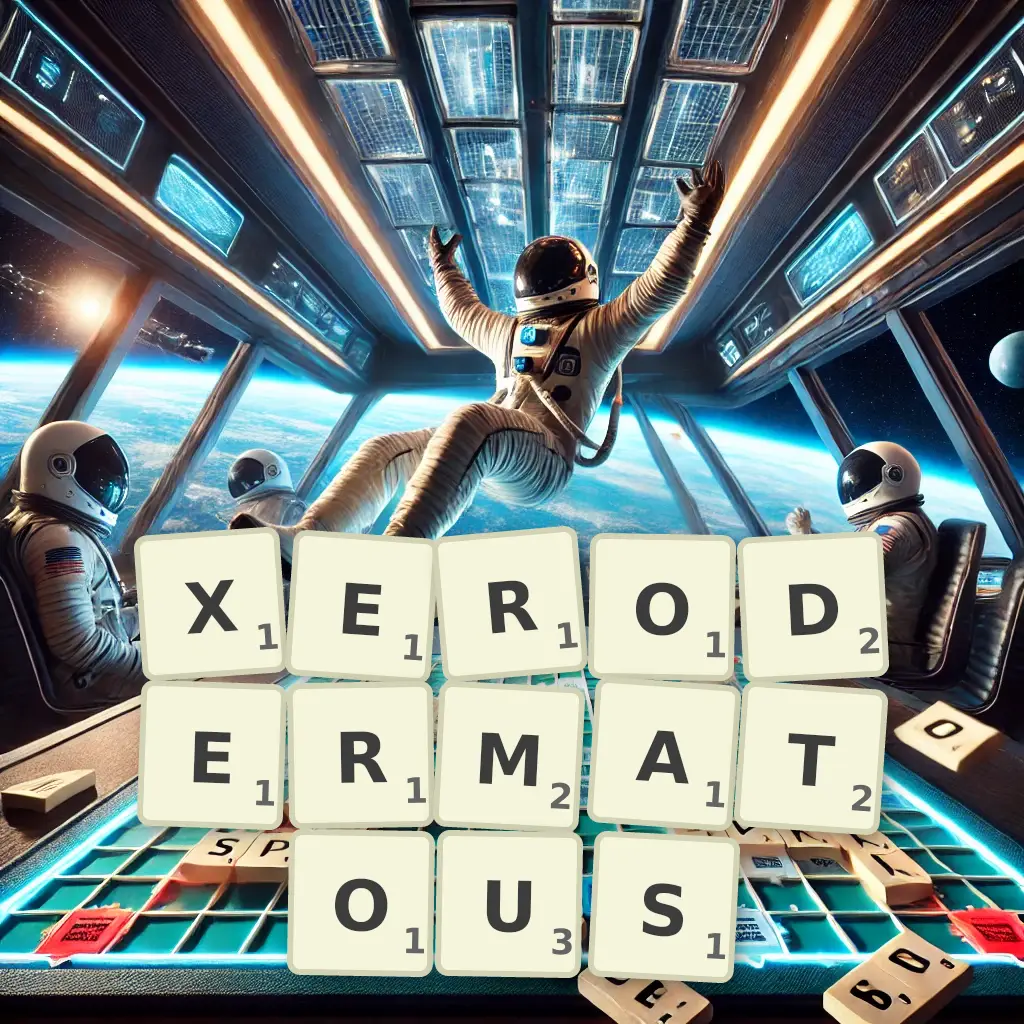 List of words with letters XERODERMATOUS Words with letters XERODERMATOUS