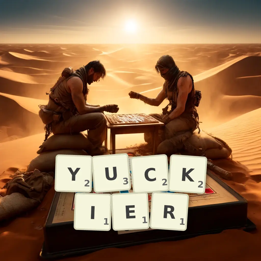 List of words with letters YUCKIER Words with letters YUCKIER