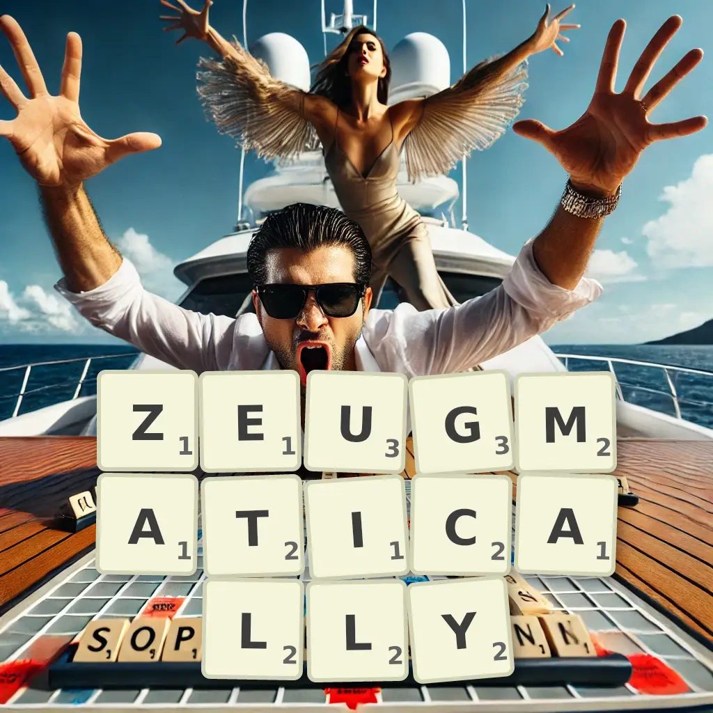 List of words with letters ZEUGMATICALLY Words with letters ZEUGMATICALLY